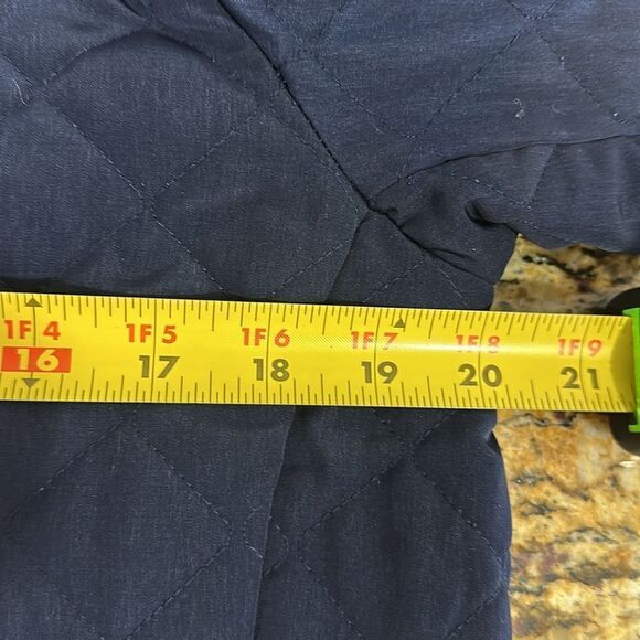 Pendleton Quilted Full Zip Jacket With Pockets In Navy Blue Size M - Picture 8 of 10